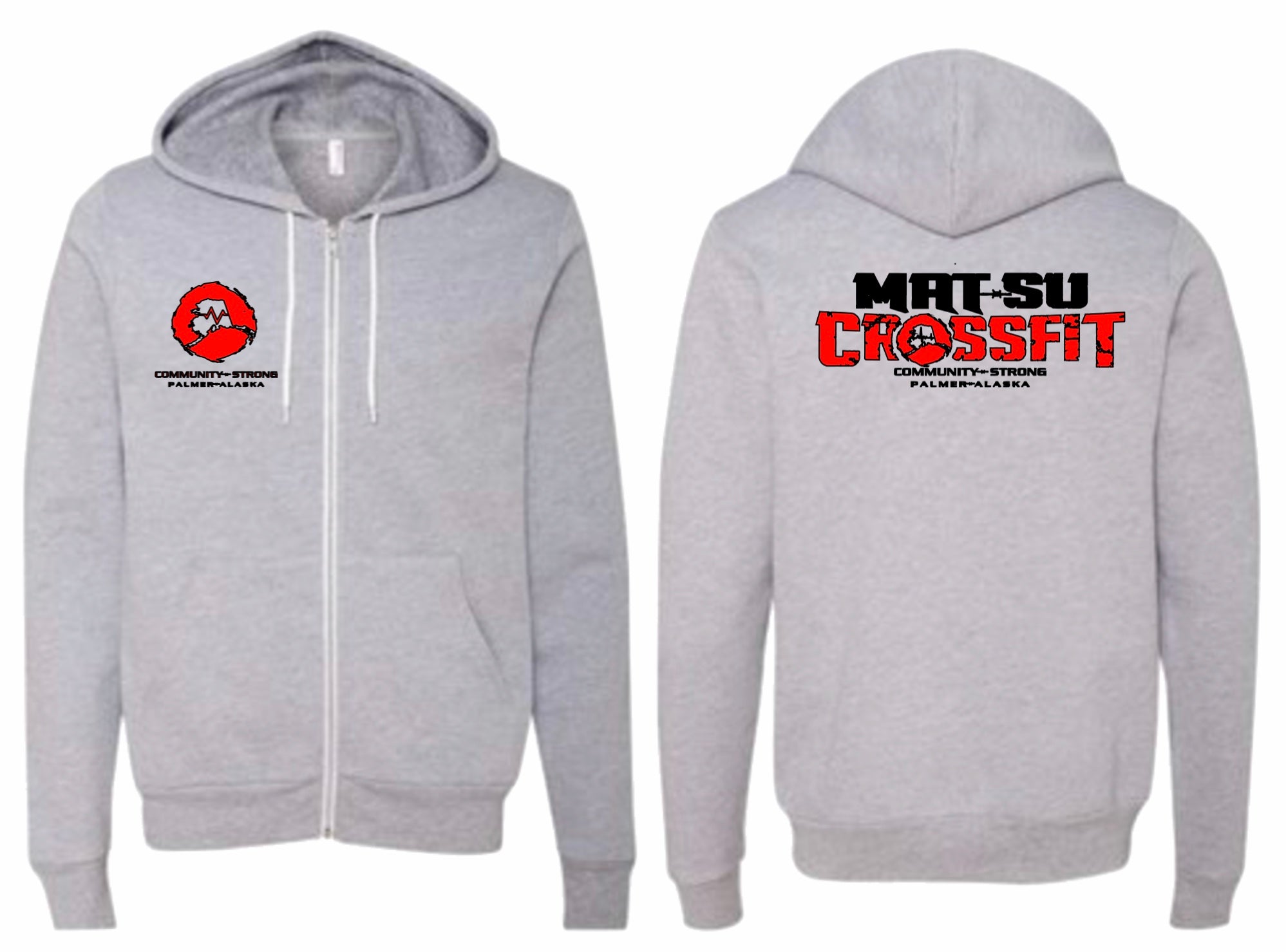 MATSU CROSSFIT ZIP HOODIE