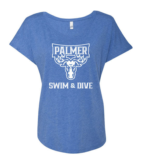 2021 PHS SWIM WOMEN'S T-SHIRT ROYAL