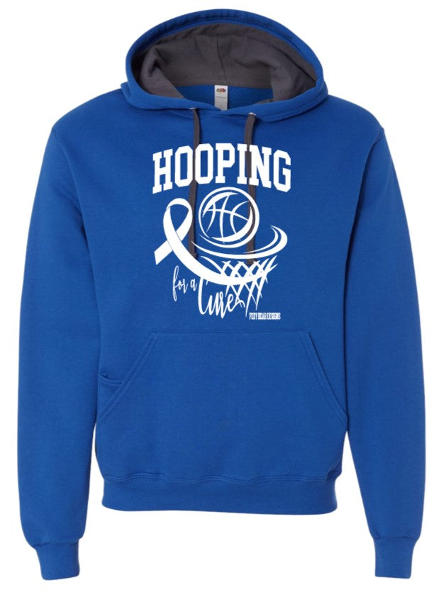 Hooping for a Cure Palmer ROYAL Hoodie