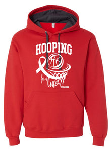 Hooping for a Cure Wasilla RED Hoodie