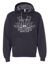 Load image into Gallery viewer, PHS SWIM HOODIE WITH WHITE LOGO