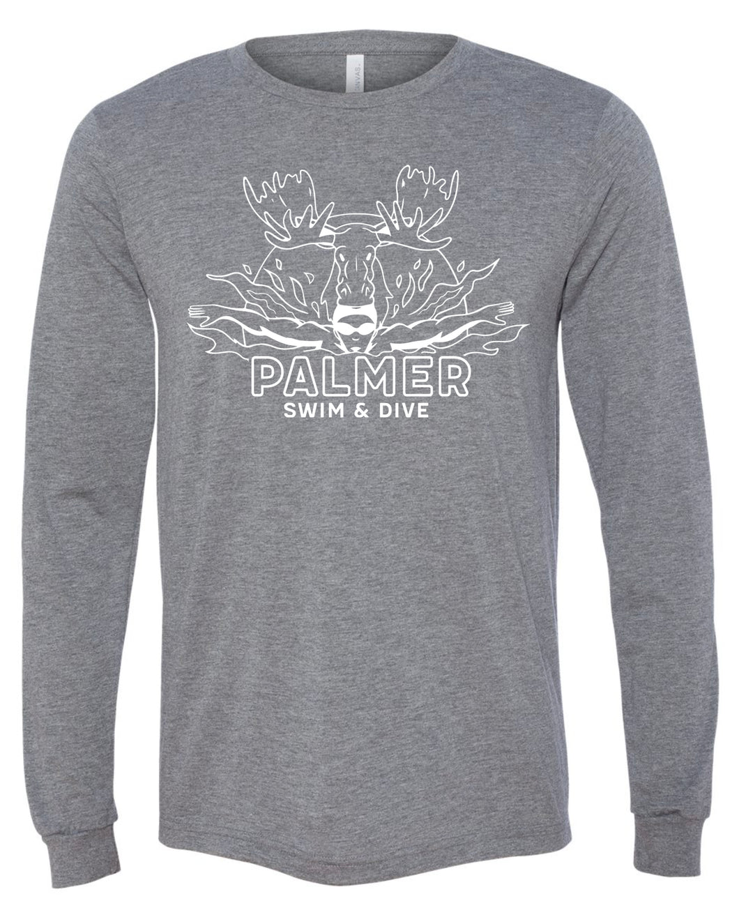 PHS SWIM LONG SLEEVE WITH WHITE LOGO