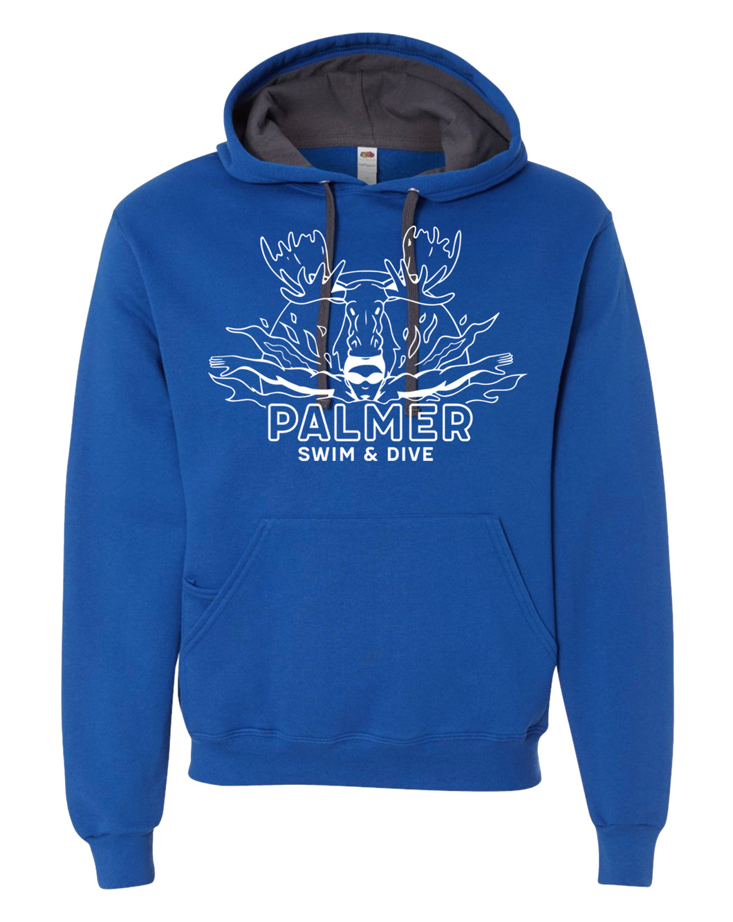 PHS SWIM HOODIE WITH WHITE LOGO