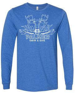PHS SWIM LONG SLEEVE WITH WHITE LOGO