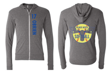 Load image into Gallery viewer, PHS Softball Lightweight Zip Hoodie