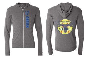 PHS Softball Lightweight Zip Hoodie
