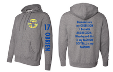 Load image into Gallery viewer, PHS Softball Full Zip Hoodie