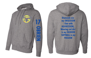 PHS Softball Full Zip Hoodie