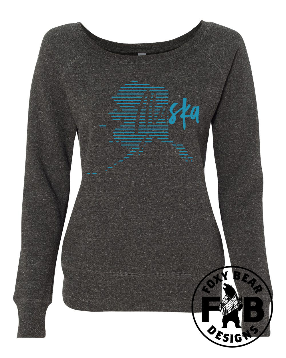Alaska Wide Neck Crew Sweatshirt