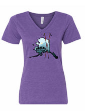 Load image into Gallery viewer, Alaska Hiking Women’s V-Neck