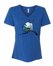 Load image into Gallery viewer, Alaska Hiking Women’s V-Neck