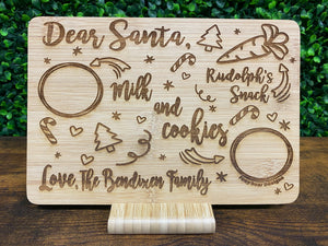 Santa Cookie Board