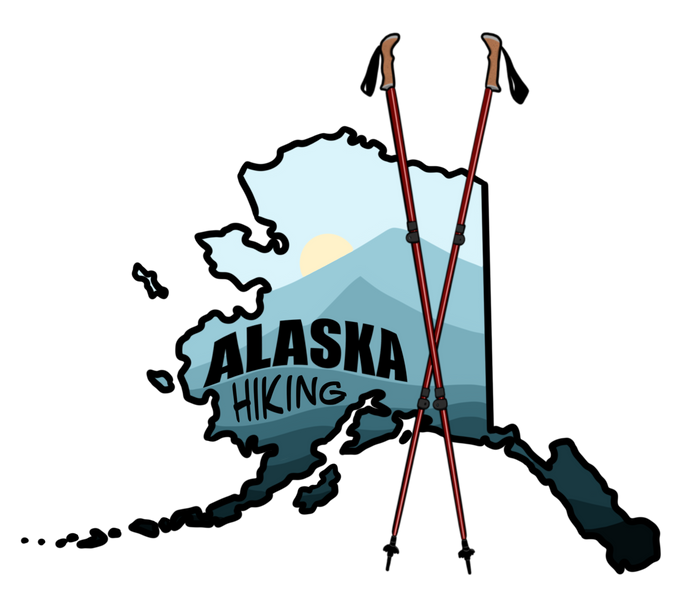 Alaska Hiking Sticker