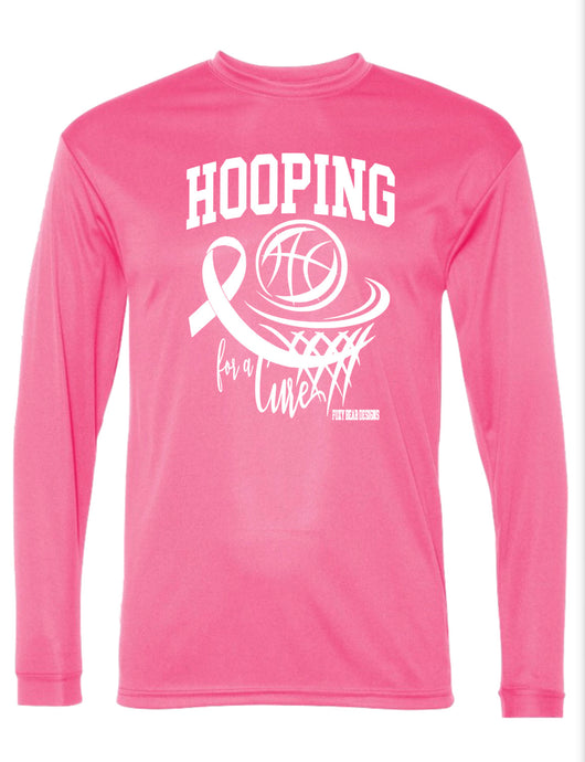 Hooping for a Cure Long Sleeve Shooting Shirt